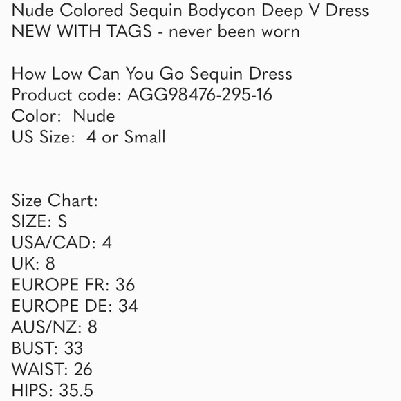 NEW Nude Dress - Picture 3 of 3